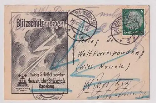 35583 AK Blitzschutzanlagen Ingenieur Friedrich Grießel Radeberg 1933