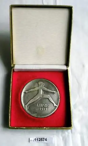 rare Medaille DDR VI. Turn- und Sportfest Leipzig 1977 (112574)
