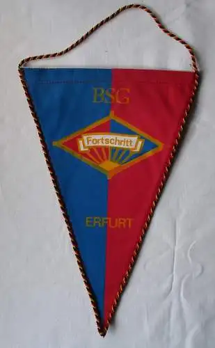 DDR Wimpel BSG Fortschritt Erfurt / 50 Jahre Gehörlosenkegelsport 1990 (114240)