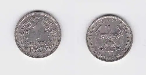 1 Mark Nickel Münze 3.Reich 1934 D, Jäger 354 (130907)