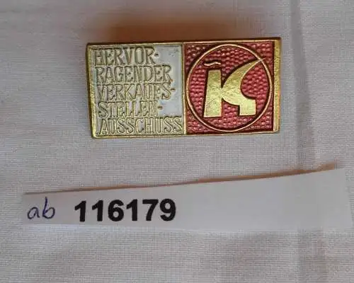DDR Abzeichen Hervorragender Verkaufsstellenausschuss (116179)