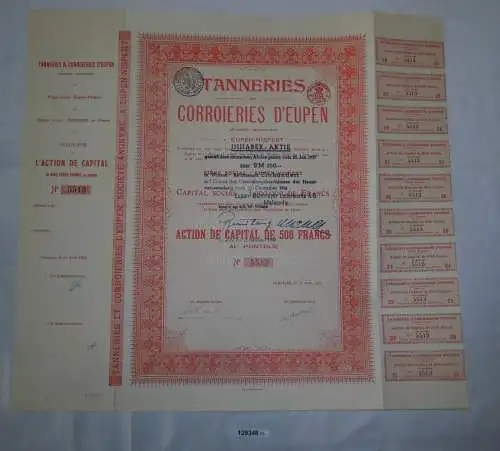 100 Mark Aktie Eupen-Malmedyer Lederwerke AG 10. November 1942 (129348)