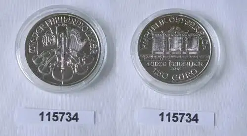 1,5 Euro Silbermünze Österreich 2013 Philharmoniker 1 Unze Feinsilber (115734)