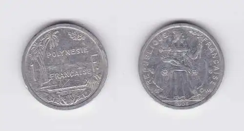 1 Franc Aluminium Münze Französisch Polynesien 2003 (119941)