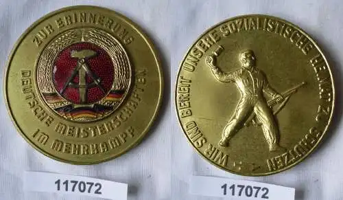 seltene DDR Medaille Deutsche Meisterschaften im Mehrkampf (117072)