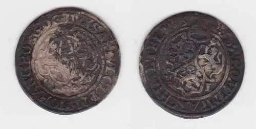 1 Groschen Silber Münze Sachsen 1625 HI ss (141840)