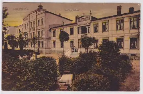 901663 Feldpost Ak Bad Polzin Połczyn-Zdrój Johannisbad 1918