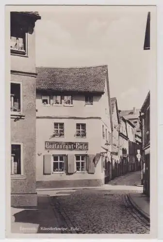 98832 Feldpost Ak Bayreuth Künstlerkneipe "Eule" 1941