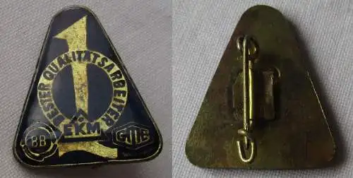 DDR Abzeichen Bester Qualitätsarbeiter EKM VEB Kraftwerksanlagenbau (137705)