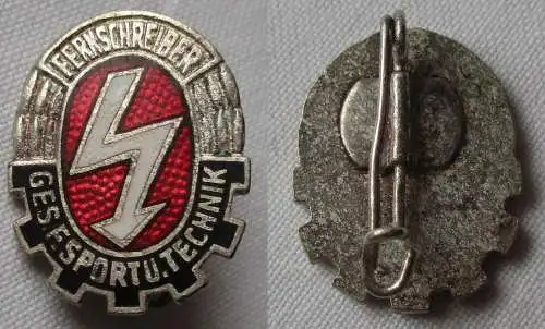 DDR Abzeichen GST Fernschreib-Leistungsabzeichen ab 1964 Bartel 667 b (161434)