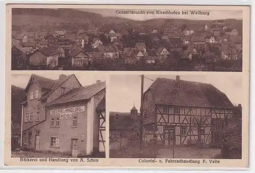 15997 Mehrbild Ak Gruß aus dem Lahntal Kirschhofen bei Weilburg um 1920