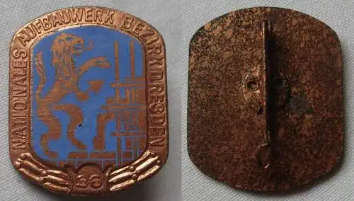 DDR NAW Abzeichen 36 Nationales Aufbauwerk Dresden (161345)