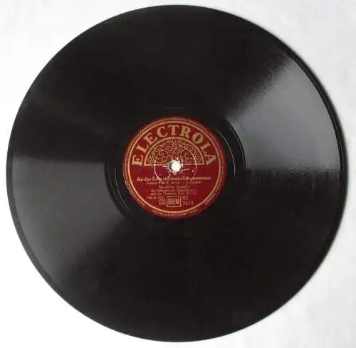 101341 Schellackplatte Electrola Hei, so eine Schneeballschlacht + Schneemann