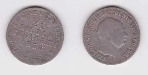 2 1/2 Silber Groschen Münze Preussen 1856 A f.ss (161232)
