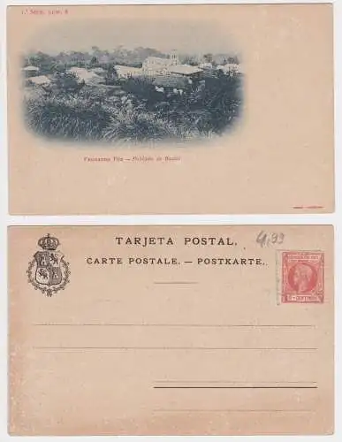 47527 Künstler AK Fernando Poó (Insel Bioko) - Siedlung von Basilé um 1900
