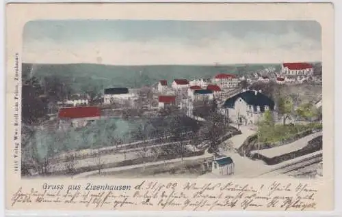 901920 Ak Gruß aus Zizenhausen - Totalansicht 1902