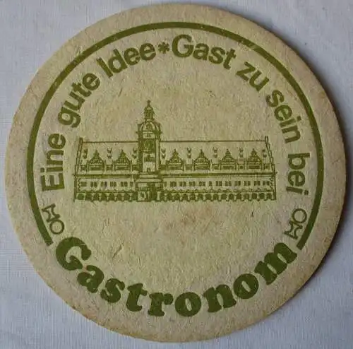 Bierdeckel DDR-Gebiet Eine gute Idee Gast zu sein bei Gastronom HO (162242)