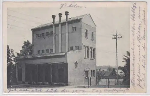 97351 Feldpost Ak Oberlungwitz in Sa. Elektrizitätswerk an der Lungwitz 1941