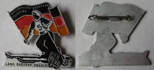 DDR Abzeichen Wintersport-Meisterschaften Land Sachsen 1950/51 (161298)