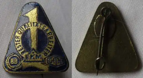 DDR Abzeichen Bester Qualitätsarbeiter EKM VEB Kraftwerksanlagenbau (136651)