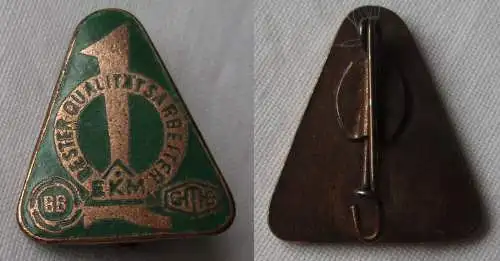 DDR Abzeichen Bester Qualitätsarbeiter EKM VEB Kraftwerksanlagenbau (128281)