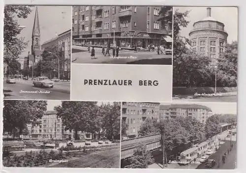 66763 Mehrbild Ak Prenzlauer Berg Berlin - Immanuel-Kirche, Kaufhaus "Fix" usw.