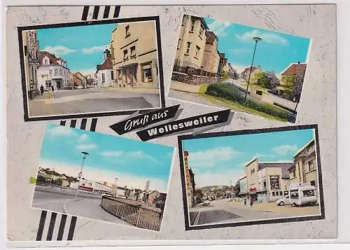 905523 Mehrbild AK Gruß aus Wellesweiler 1968