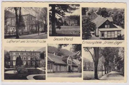 903055 Mehrbild Ak Seesen (Harz) Erholungsheim "Grüner Jäger" 1935