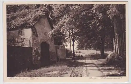 903095 Ak Rinteln an der Weser zum Blumenwall um 1930