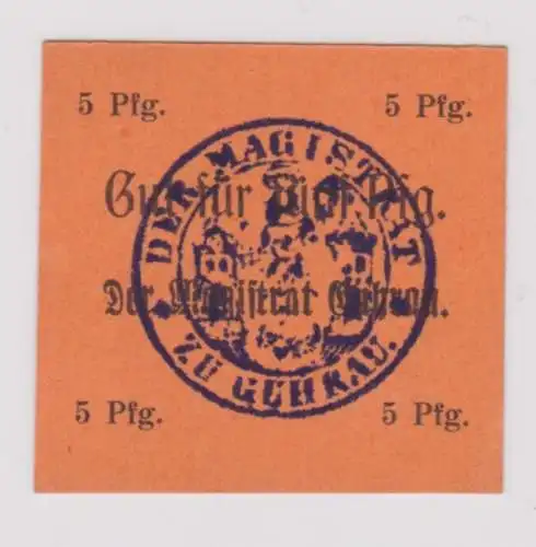 5 Pfennig Banknote Notgeld Stadt Guhrau Góra um 1920 (131939)