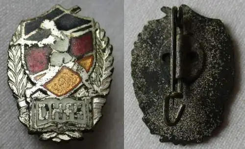 DDR Abzeichen Traditionsabzeichen DHfK Leipzig in Silber (123357)