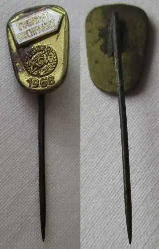 DDR Abzeichen Touristische Suchfahrt 1963 Gold KTW Touristik & Wandern (150945)