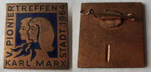 DDR Abzeichen V.Pioniertreffen Karl Marx Stadt 1964 (154193)