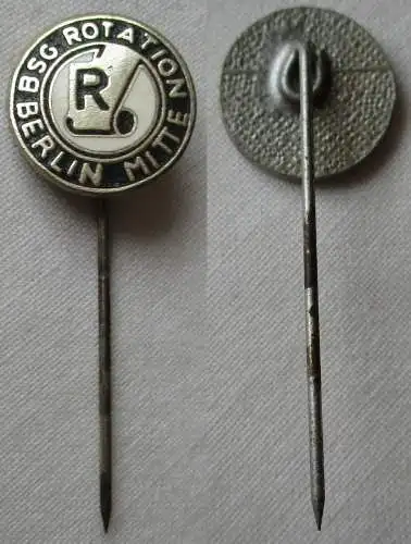 DDR Anstecknadel Mitgliedsabzeichen BSG Rotation Berlin Mitte (151248)