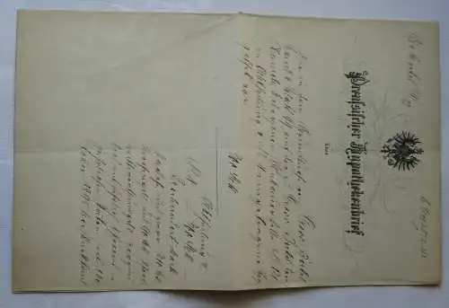 seltener 300 Mark preußischer Hypothekenbrief Groß Berkel b. Hameln (154081)
