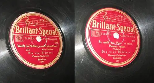 155987 Schellackplatte Brillant-Special Weißt du Mutterl, was ich träumt hab'?