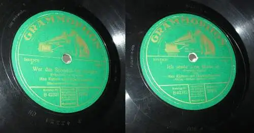 155929 Schellackplatte Grammophon Wer das Scheiden erfunden hat - Max Kuttner