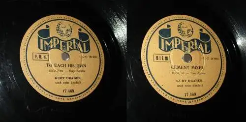 155993 Schellackplatte Imperial To each his own + Cement Mixer / Kurt Drabek