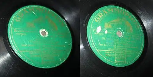 156157 Schellackplatte Grammophon Alles aus Liebe + Oh Nepomuck ein kleiner Ruck