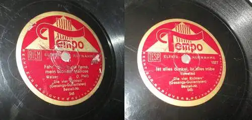 156118 Schellackplatte Tempo Fahr' mich in die Ferne mein blonder Matrose