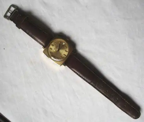 GUB Glashütte Spezimatic 26 Steine Armbanduhr Automatik Kaliber 75 TOP (157159)