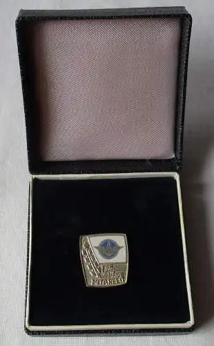 DDR Abzeichen VEB Wagonbau Ammendorf für langjährige Mitarbeit Silber (123526)