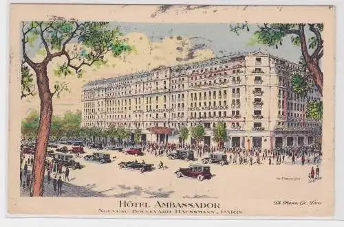 73312 Ak Paris Hotel Ambassador um 1930