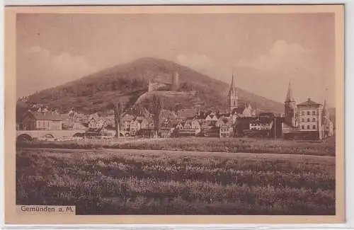 22071 Ak Gemünden a.M. um 1920
