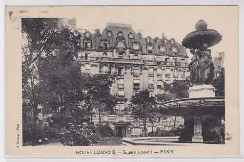 76516 Ak Paris Hotel Louvois Square Louvois 1924
