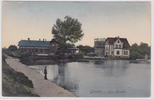 900354 Ak Güsten Gas Anstalt 1912