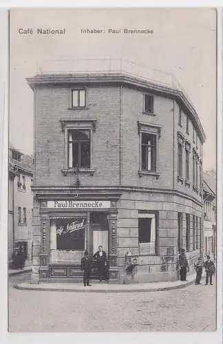 60553 Ak Eisleben Café National Paul Brennecke 1909