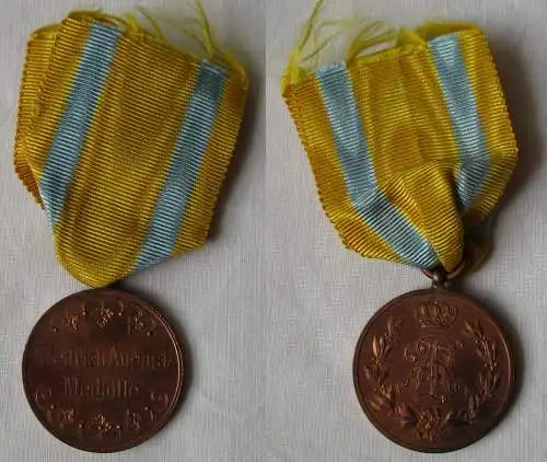 Sachsen Friedrich August Medaille Bronze am Band (106979)