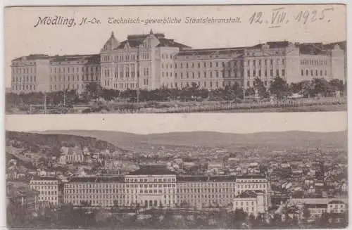 900444 Mehrbild Ak Mödling N.-Oe. technisch-gewerblich Staatslehranstalt 1925