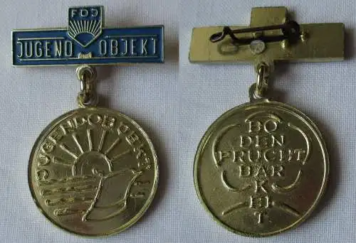 DDR FDJ Abzeichen Jugendobjekt Bodenfruchtbarkeit Bartel 1 Nr. 459 (105593)